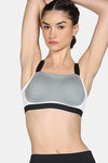 Zelocity High Impact Quick Dry Sports Bra - Wild Dove — thumbnail 1